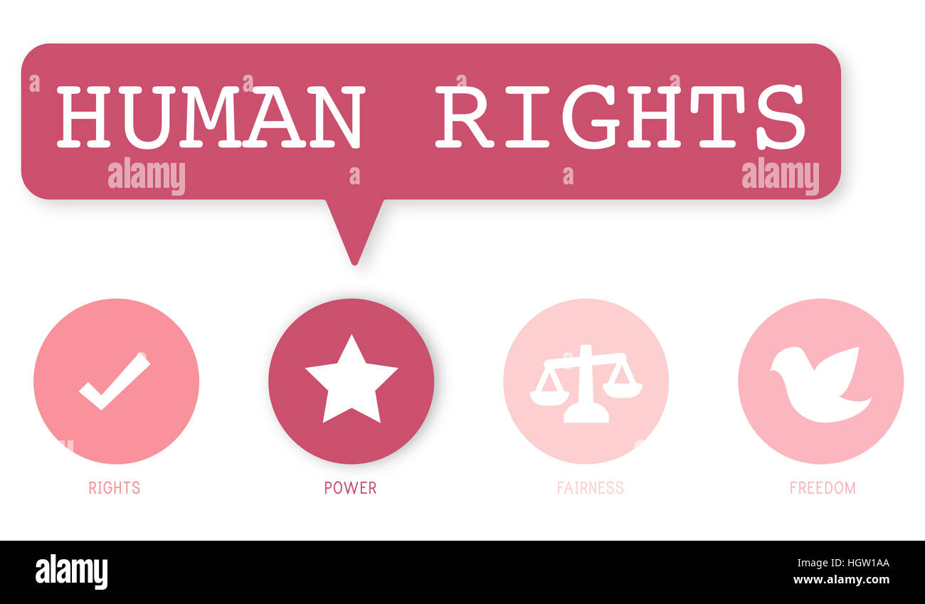 Frauen Gleichberechtigung Möglichkeiten Fairness Feminismus Rechtekonzept Stockfoto