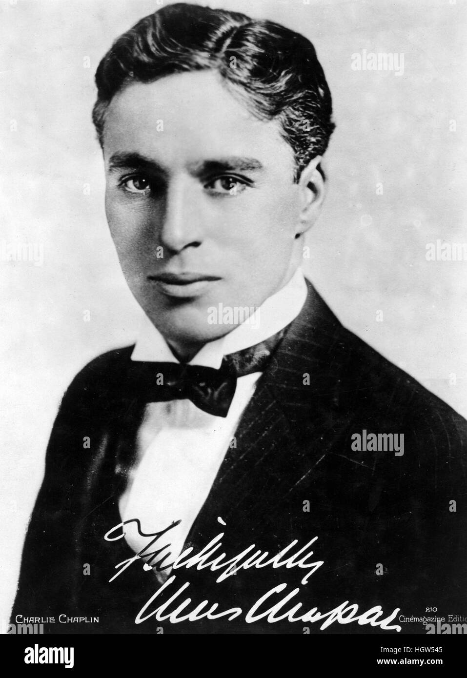 CHARLES CHAPLIN (1889-1977) Englisch film Schauspieler und Produzent Stockfoto