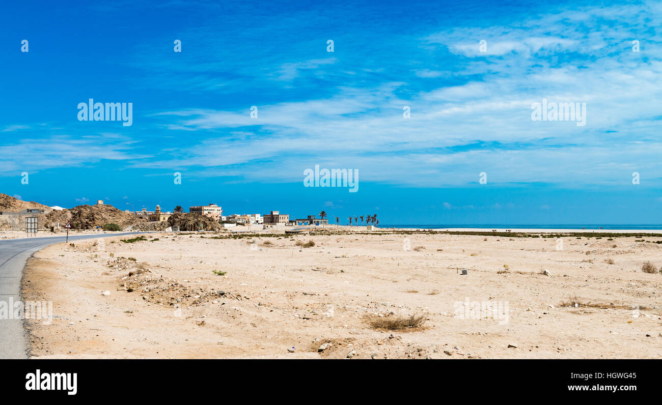 Harbin, Oman-Fischerdorf Stockfoto