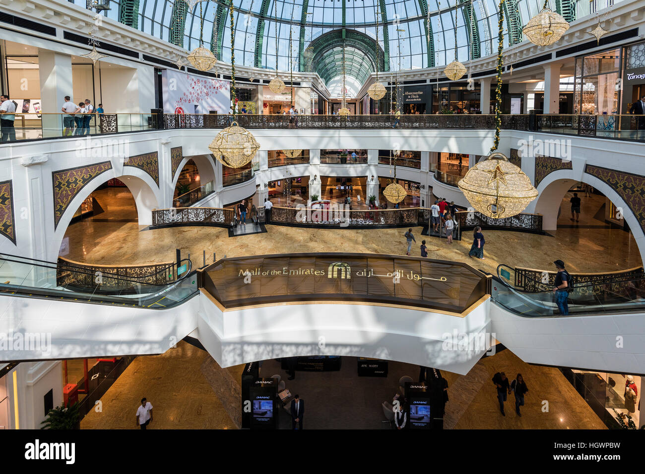 Einkaufszentrum Mall of Emirates-Shopping-Mall, Dubai, Vereinigte Arabische Emirate Stockfoto