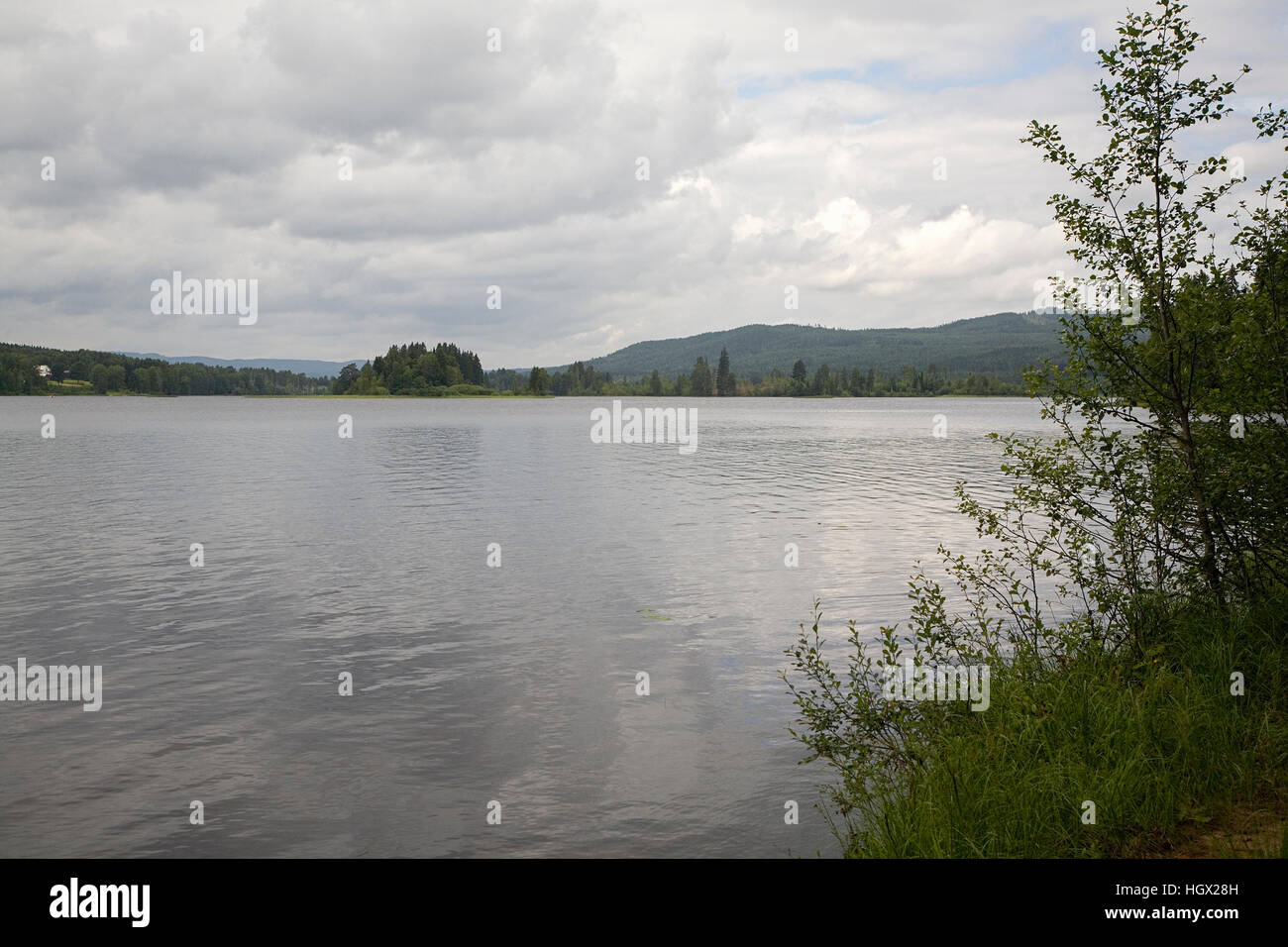 Schwedischen See Ovre Brocken in der Nähe von Torsby, Värmland, Schweden Stockfoto