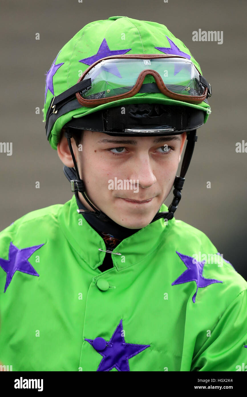 Jockey Ben Robinson vor seiner Fahrt auf Robbian im Betway Sprint AWT Â