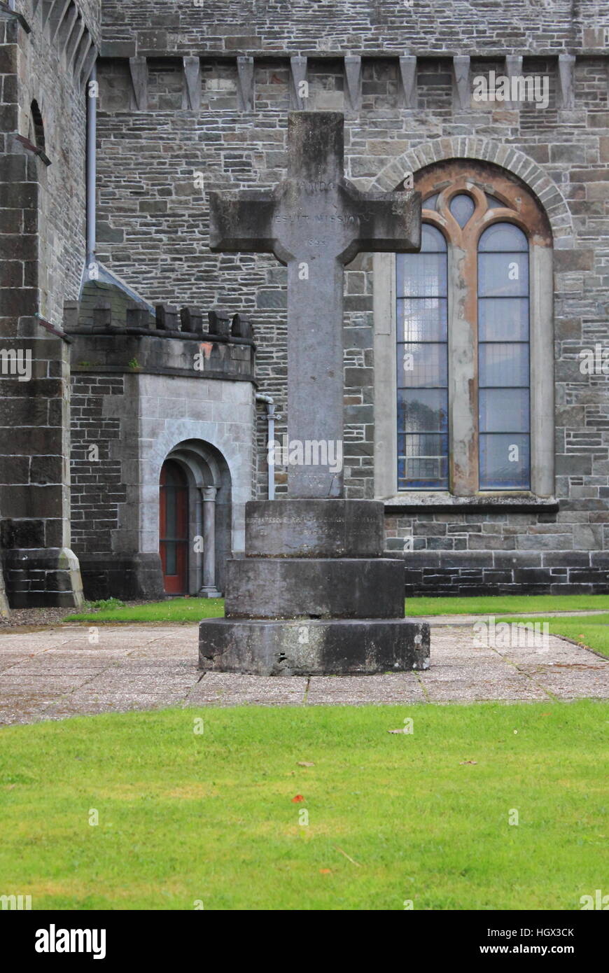 Städtisches Motiv eines irischen Dorfes. Kilrush, Irland Stockfoto