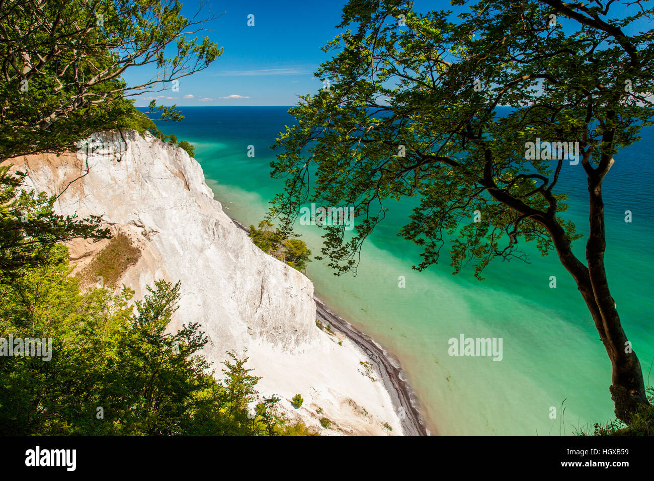 Kreidefelsen, Insel Mon, Dänemark Stockfotografie - Alamy