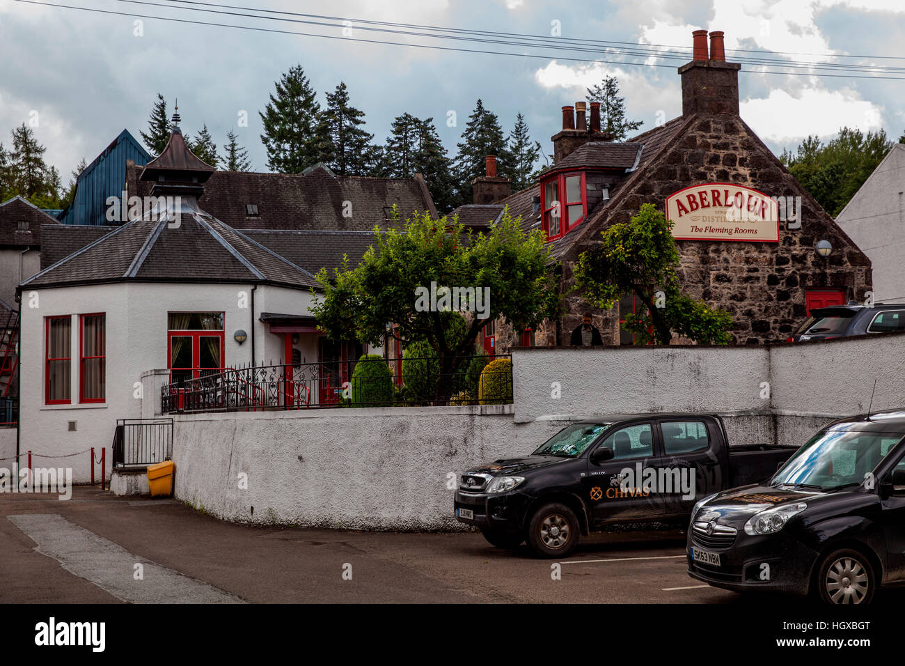 Aberlour Destillerie Aberlour, Aberdeenshire, Schottland, UK Stockfoto