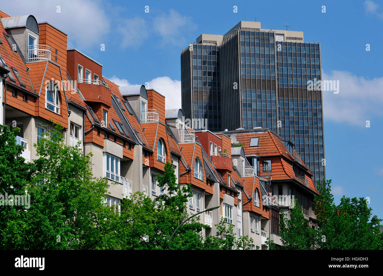 Hochhaus? Steglitzer Kreisel?, Schloßstraße, Steglitz, Berlin, Deutschland Stockfoto