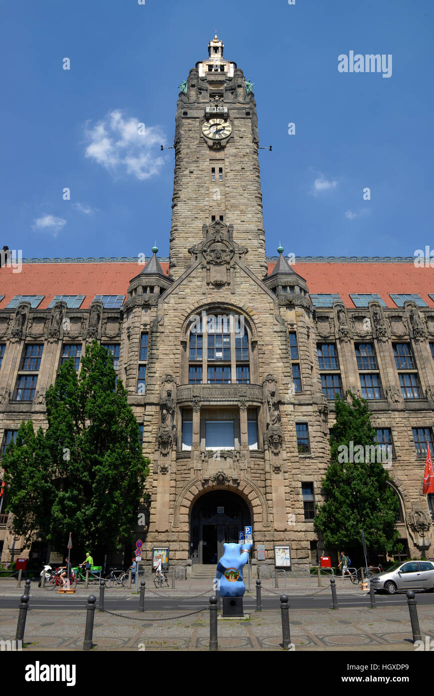 Rathaus Charlottenburg, Otto-Suhr-Allee, Charlottenburg, Berlin, Deutschland Stockfoto