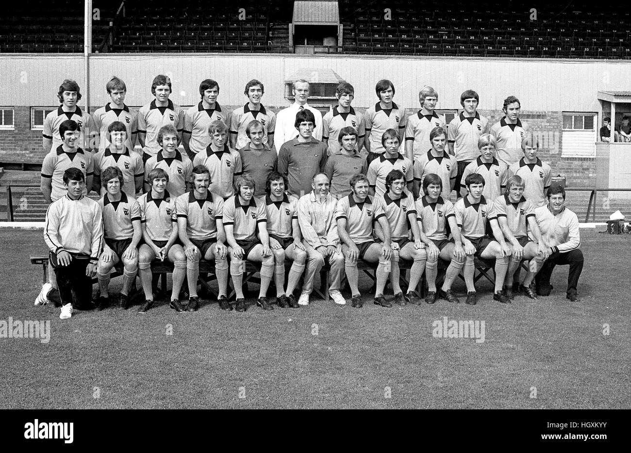 Wolverhampton Wanderers FC Fußball Mannschaft 1971 Stockfoto