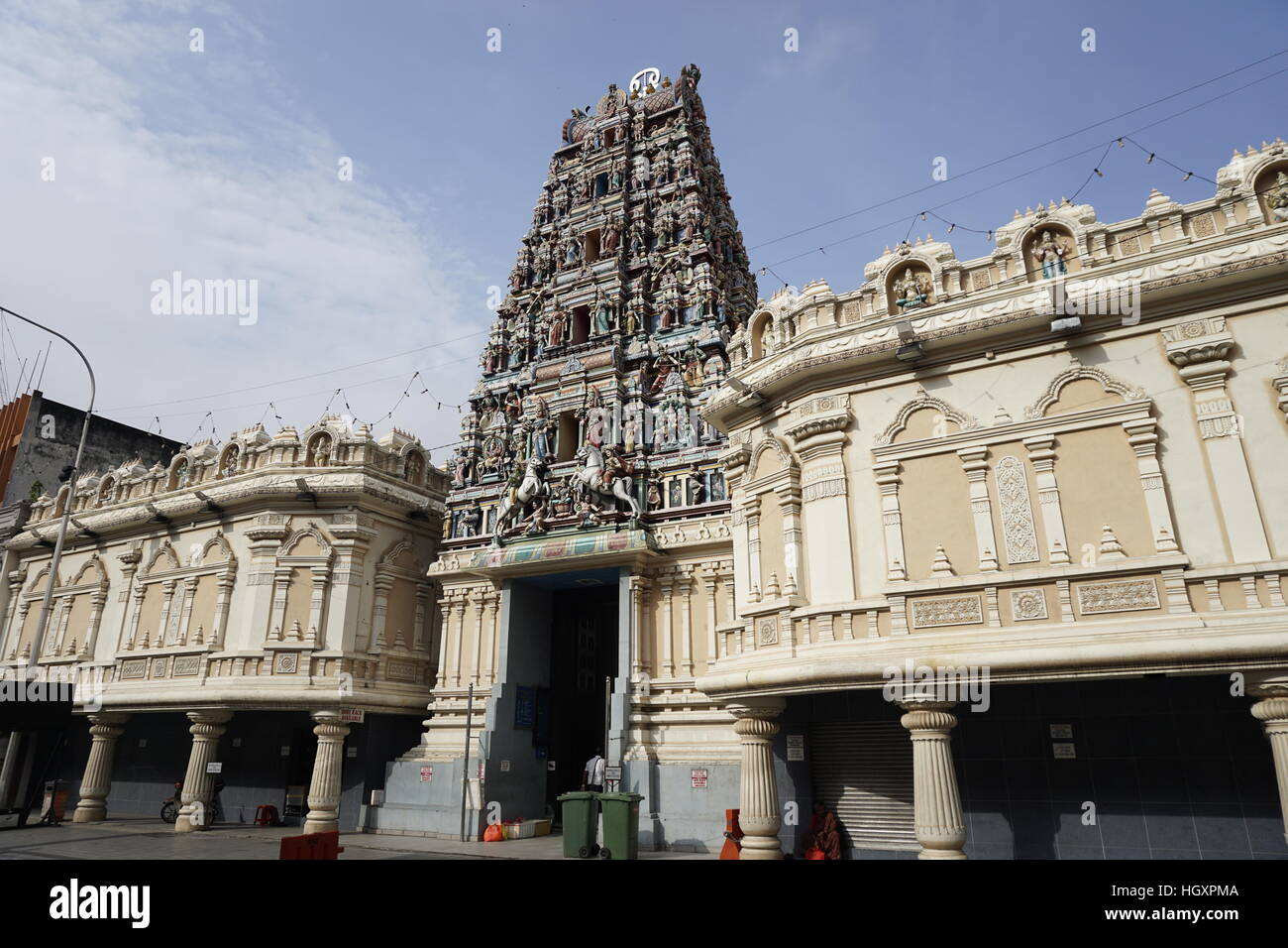 Sri Mahamariamman Tempel ist der älteste Hindutempel in Kuala Lumpur, Malaysia. Stockfoto