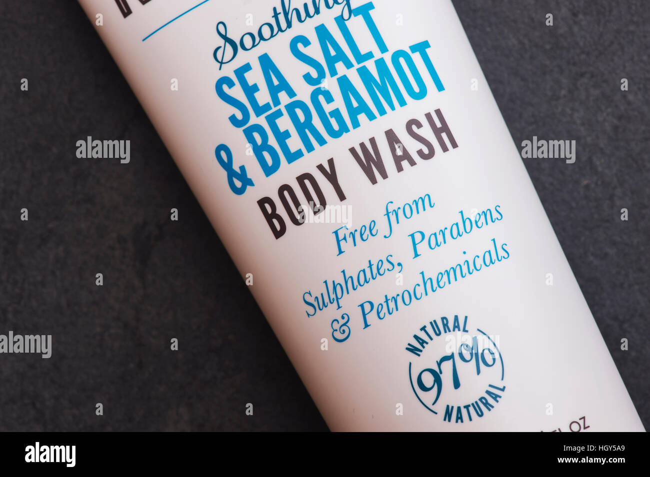Natürliche Körper waschen mit frei von Etikettierung. UK Stockfoto