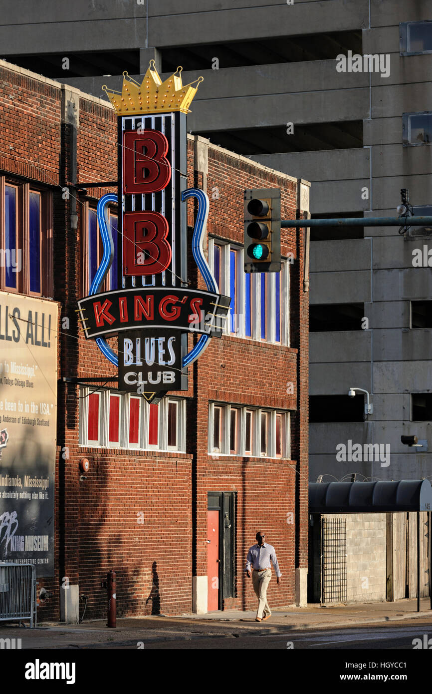 BB Kings Blues Club, Beale Street, Memphis, Tennessee, USA Stockfoto