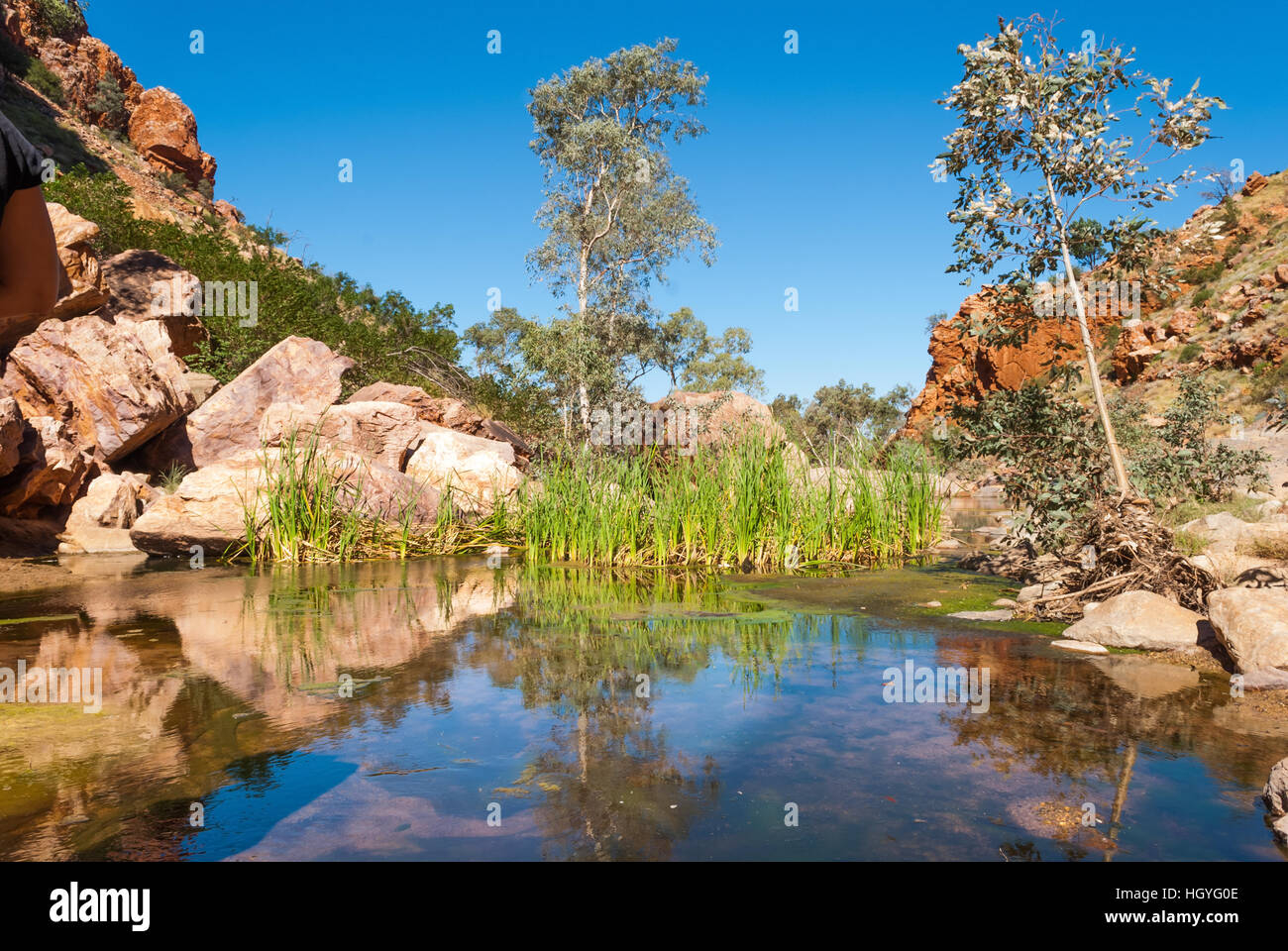 Simpsons Gap, MacDonnell Ranges, Australien Stockfoto