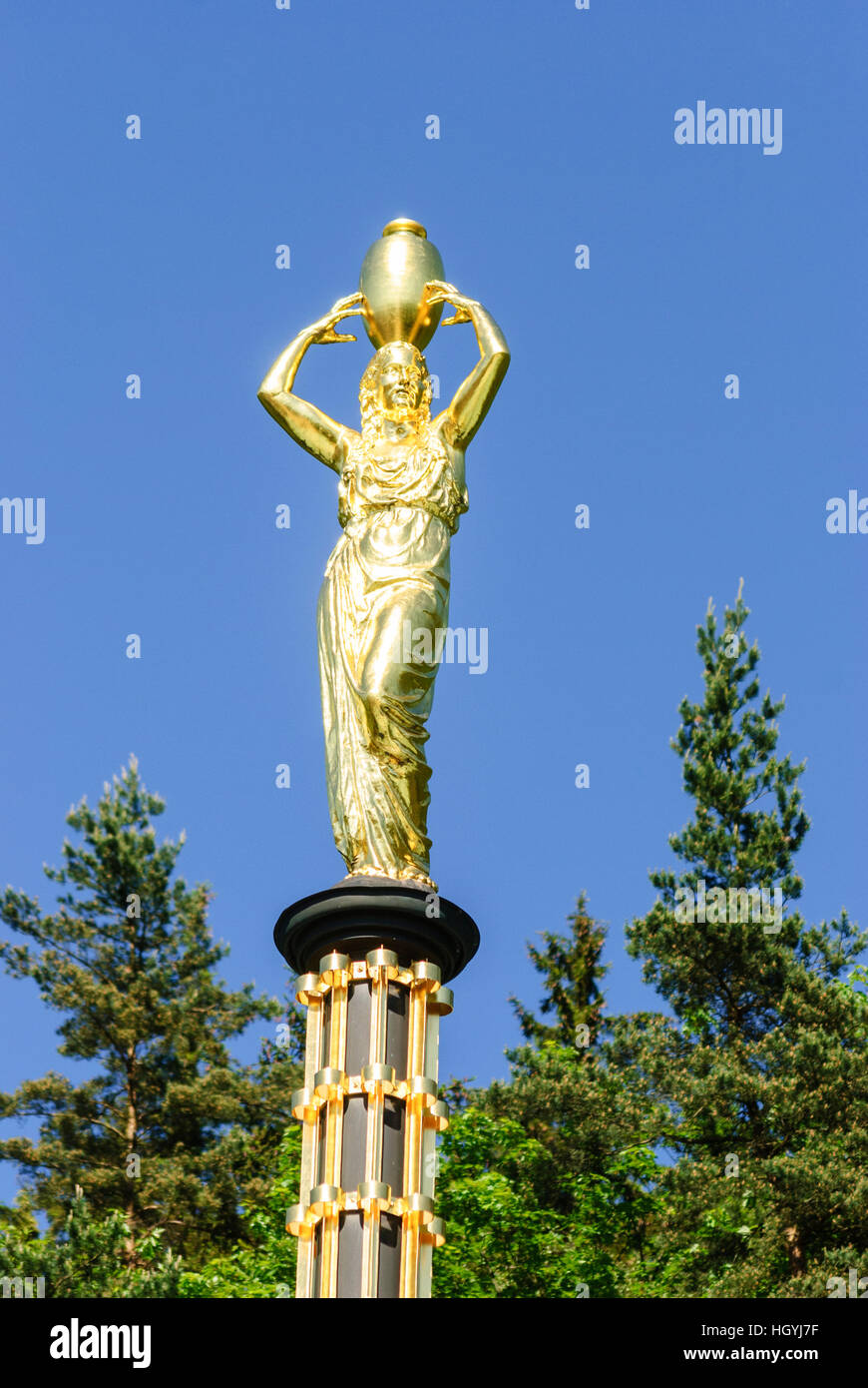 Bad Elster: Abbildung Marienquelle (Maria-Quelle), Vogtland, Sachsen, Sachsen, Deutschland Stockfoto Bad Elster: Abbildung Marienquelle (Maria-Quelle), Vogtland, Sachsen, Sachsen, Deutschland Stockfoto