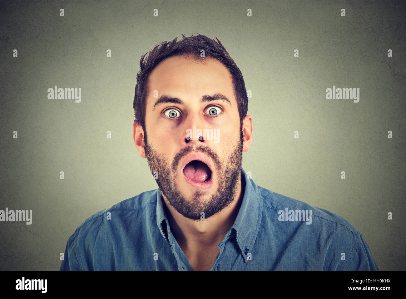 Man Dark Hair Grey Eyes Stockfotos Man Dark Hair Grey Eyes