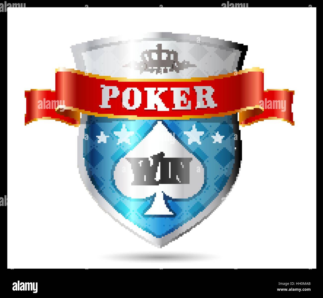 Casino - Poker Gewinner Stock Vektor