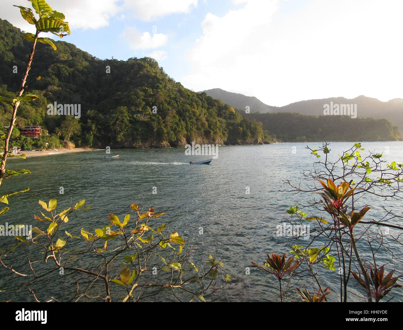 Dämon Bay Maracas Trinidad & Tobago. Stockfoto