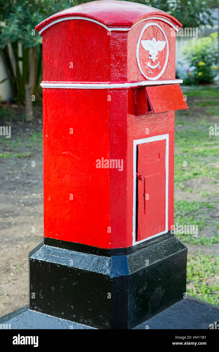 Historischer Briefkasten, Chiang Mai, Thailand Stockfoto