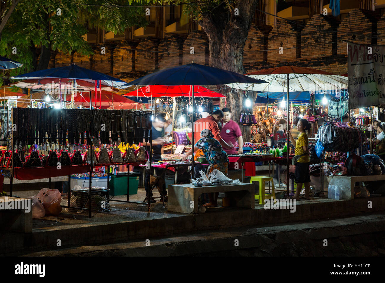 Sonntagsmarkt, Chiang Mai, Thailand Stockfoto