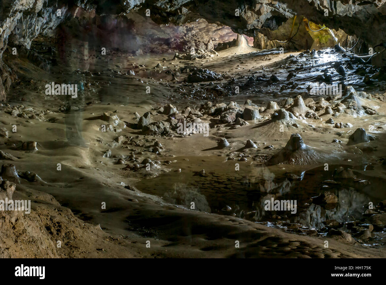 Polovragi Höhle in Rumänien Stockfoto