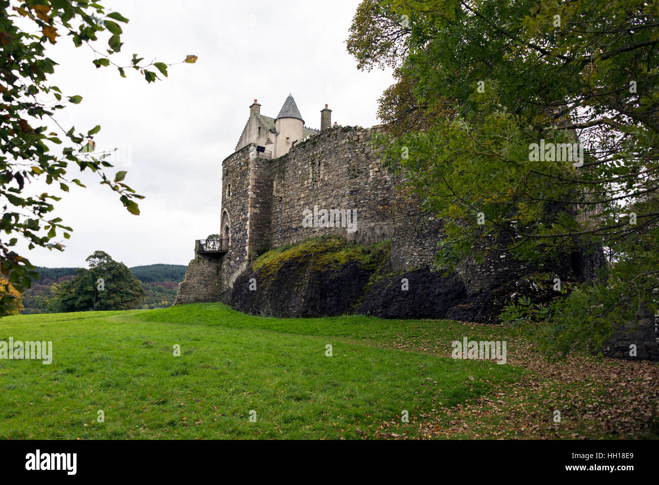 Dunstaffnage Castle, Schottland Stockfoto