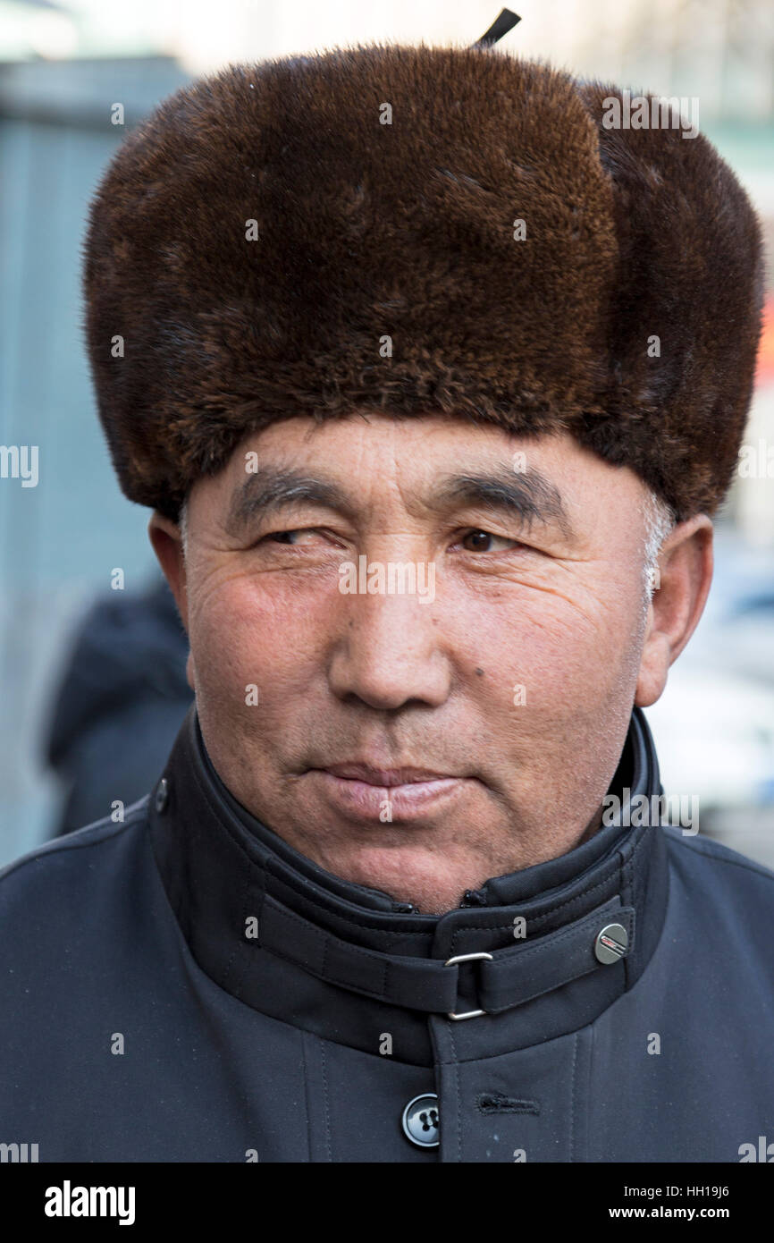 Porträt von ethnischen Chinesen, Yinchuan, Ningxia, China Stockfoto