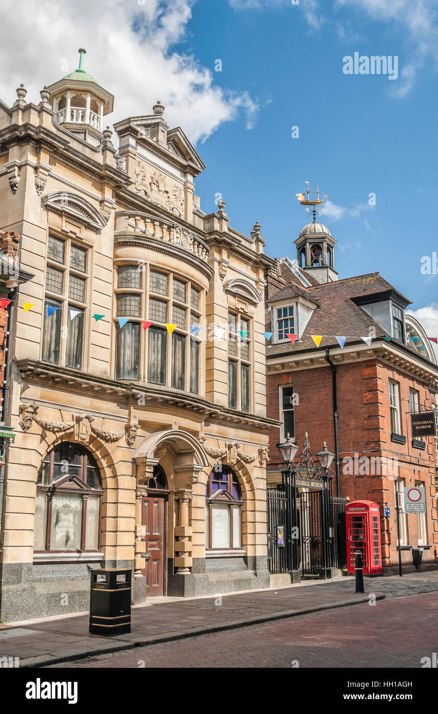 Rochester Guildhall Museum in der High Street, Kent, Südostengland Stockfoto