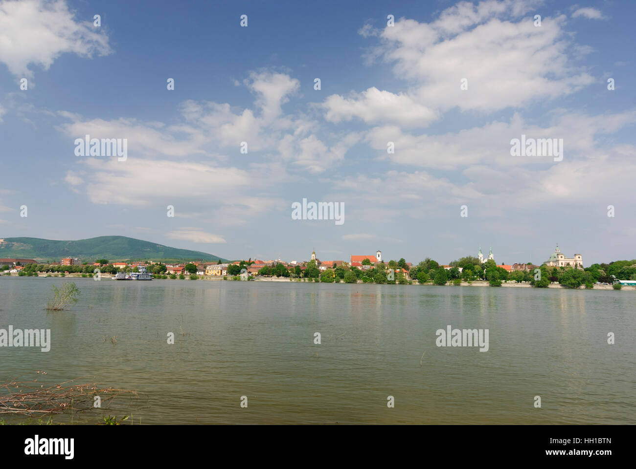 VAC: Blick über die Donau, Vac, Komarom-Esztergom, Ungarn Stockfoto