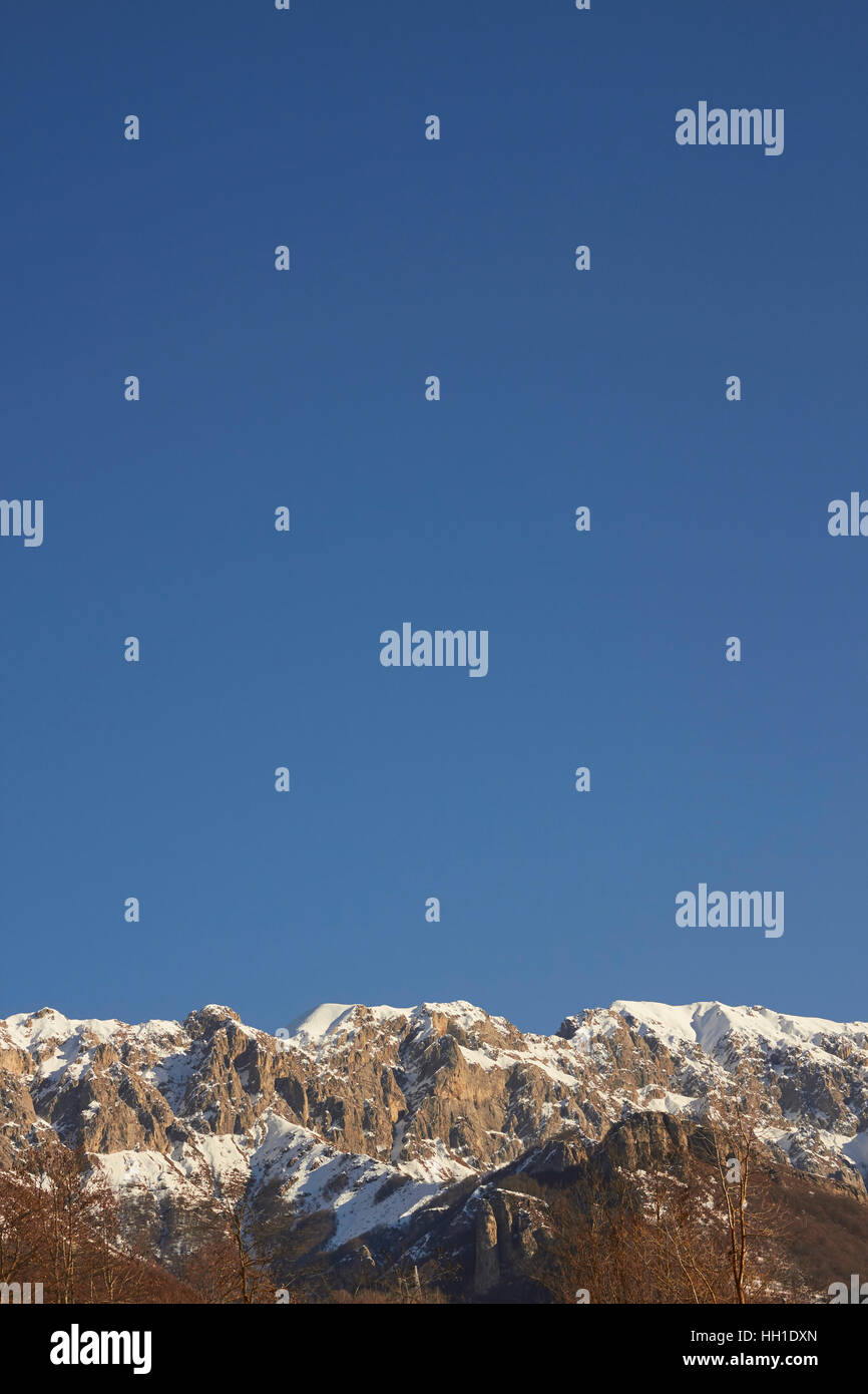 Die italienischen Tiefenmesser Alpen an Entracque, Cuneo, Piemont, Italien. Stockfoto