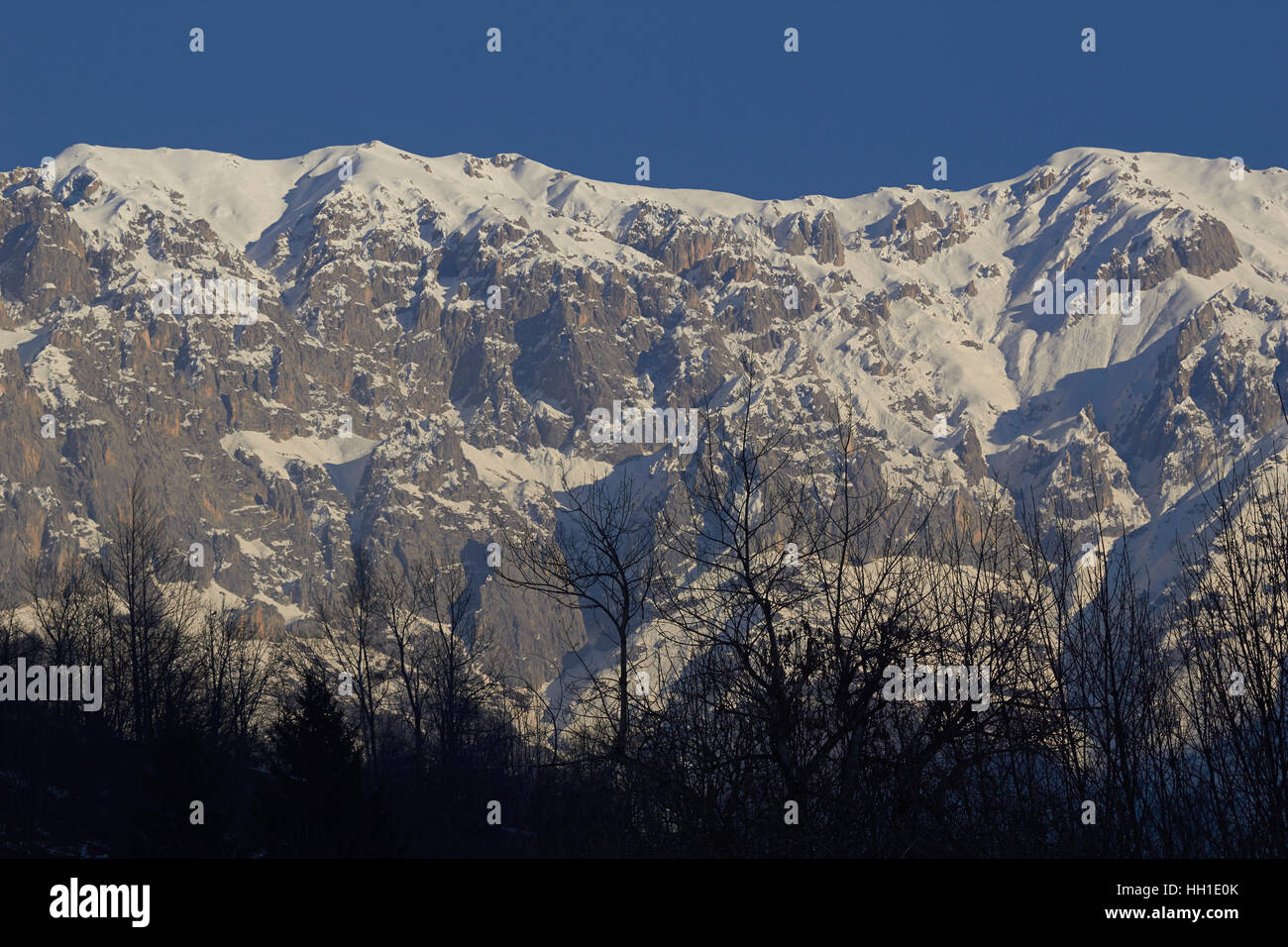 Die italienischen Tiefenmesser Alpen an Entracque, Cuneo, Piemont, Italien. Stockfoto