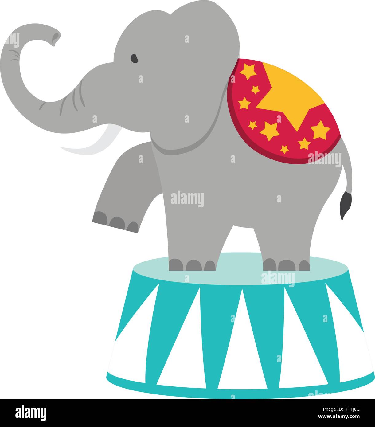 Cartoon Circus Elephant Stockfotos & Cartoon Circus Elephant Bilder Alamy