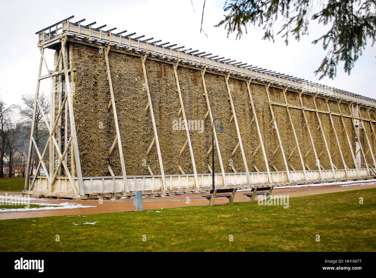 Abschluss-Haus für Salz in Bad Koesen, Deutschland Stockfoto