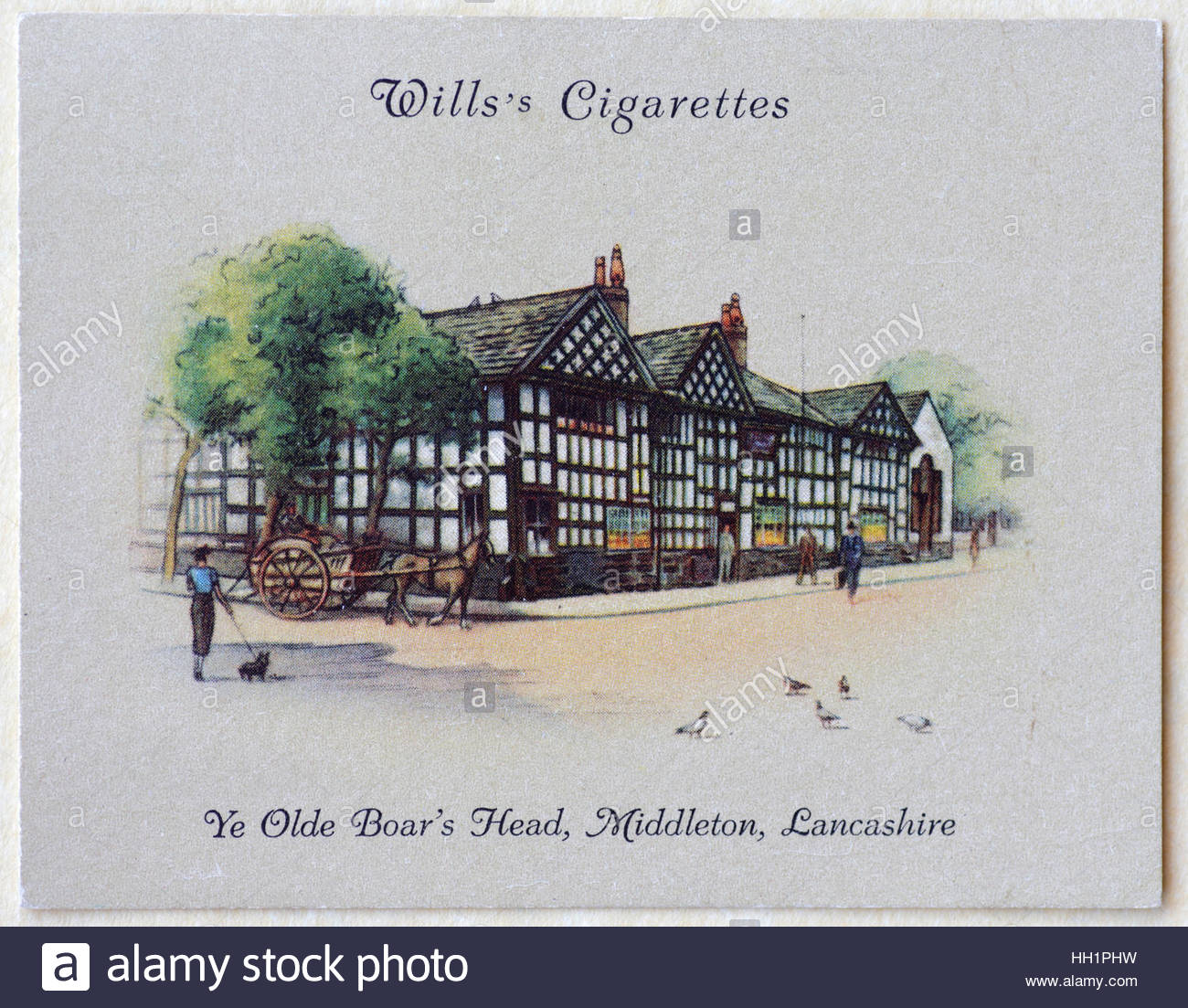 Ye Olde Wildschwein Kopf, Middleton, Lancashire circa Anfang der 1930er Jahre. Stockfoto