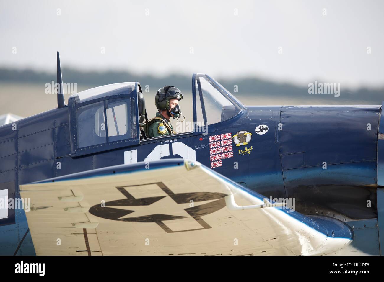 Grumman F6F Hellcat Stockfoto
