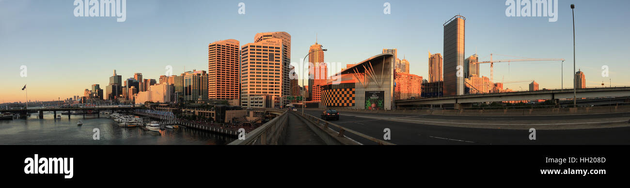 Panoramaansicht von Sydney Stockfoto