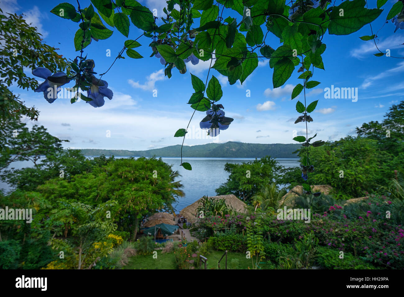 Die Lagune von Apoyo in Nicaragua Stockfoto