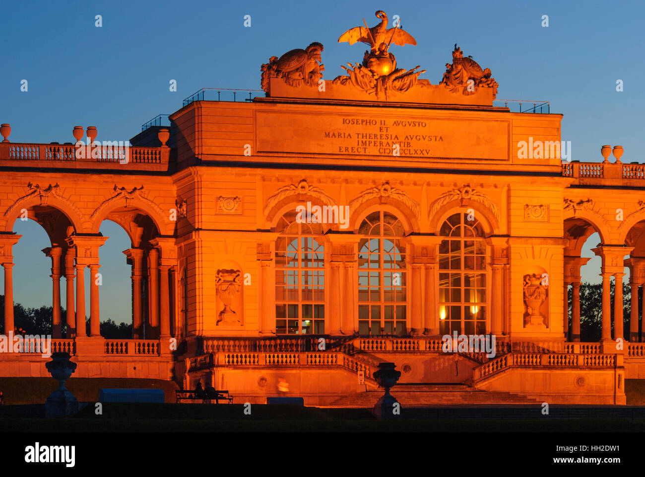 Wien, Wien: park Schönbrunn, Gloriette, 13., Wien, Österreich Stockfoto