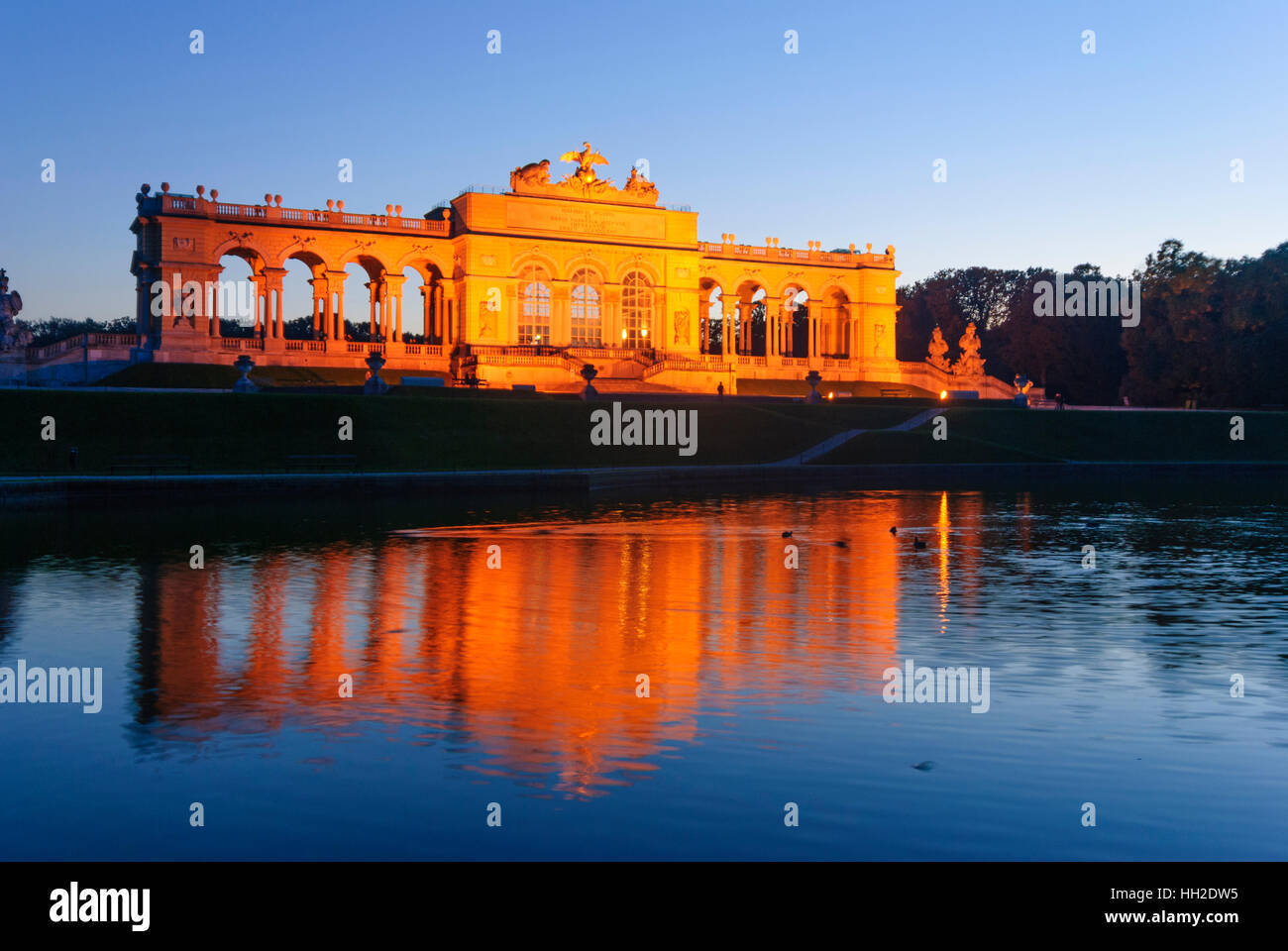 Wien, Wien: park Schönbrunn, Gloriette, 13., Wien, Österreich Stockfoto