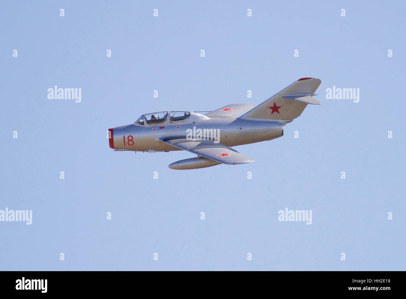 Mikojan-Gurewitsch MiG-15 Stockfoto