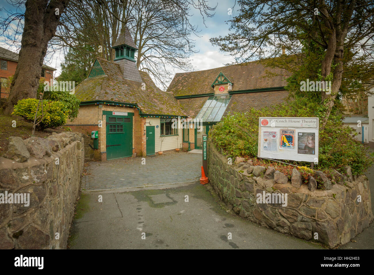 Das Coach House Theatre, Great Malvern, Worcestershire UK Stockfoto