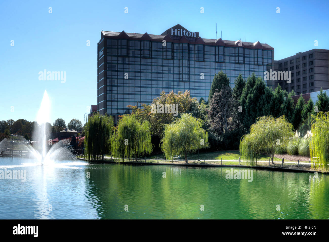 Hilton am Studienplatz, Charlotte NC Stockfoto