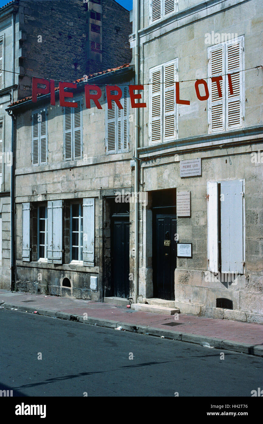 Pierre Loti-Haus und Museum Rochefort Frankreich Stockfoto