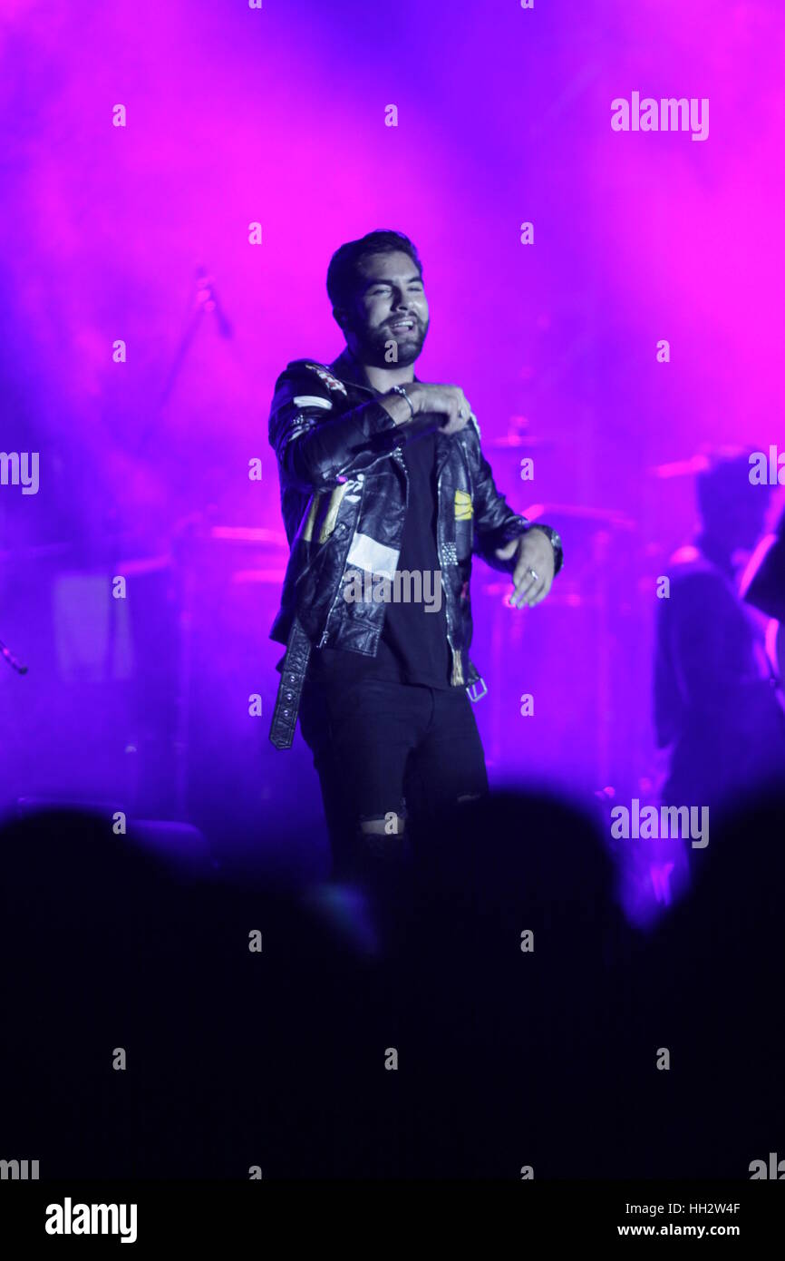 Kendji Girac ist ein französischer Sänger. Stockfoto Kendji Girac ist ein französischer Sänger. Stockfoto