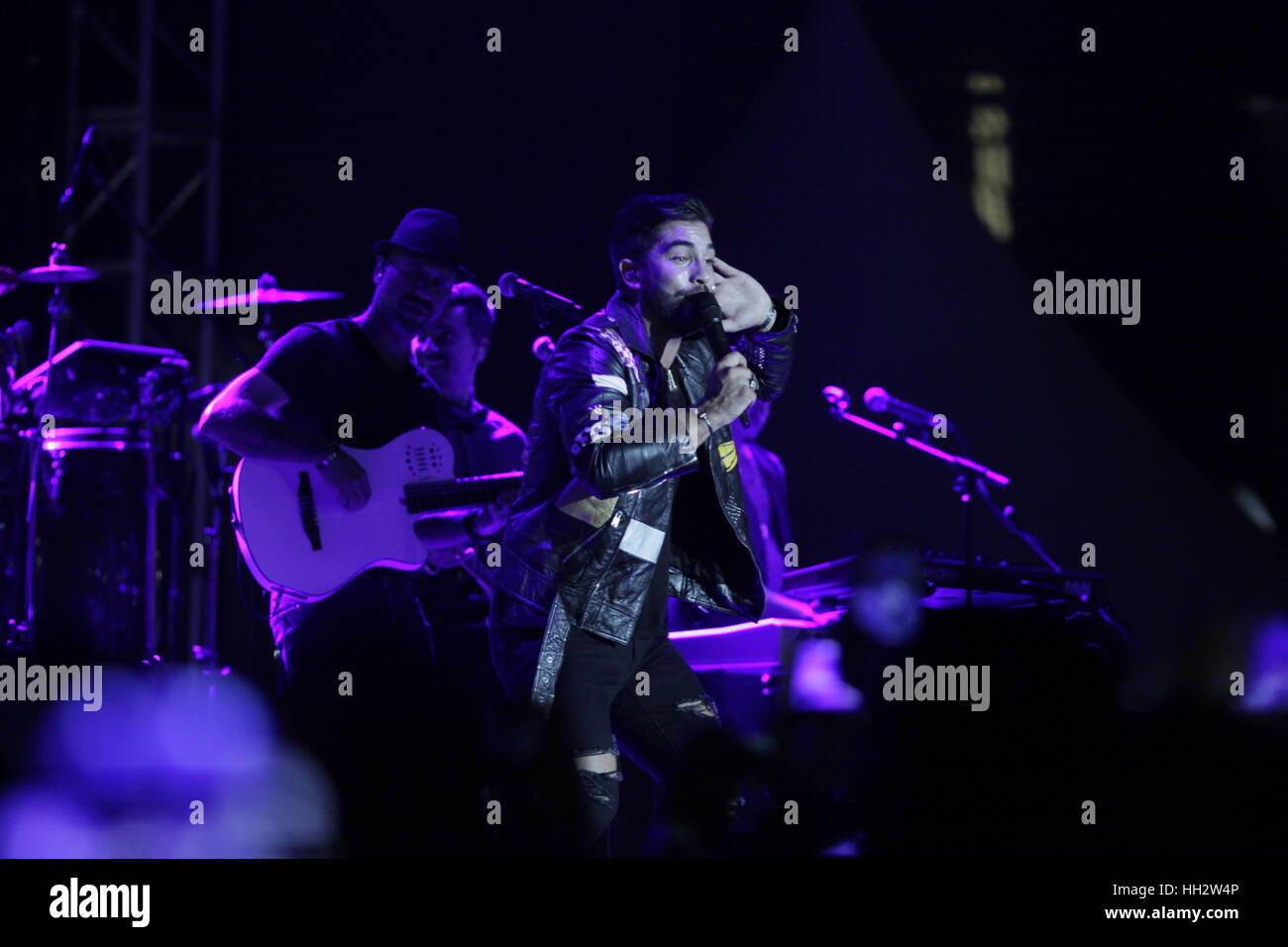 Kendji Girac ist ein französischer Sänger. Stockfoto Kendji Girac ist ein französischer Sänger. Stockfoto