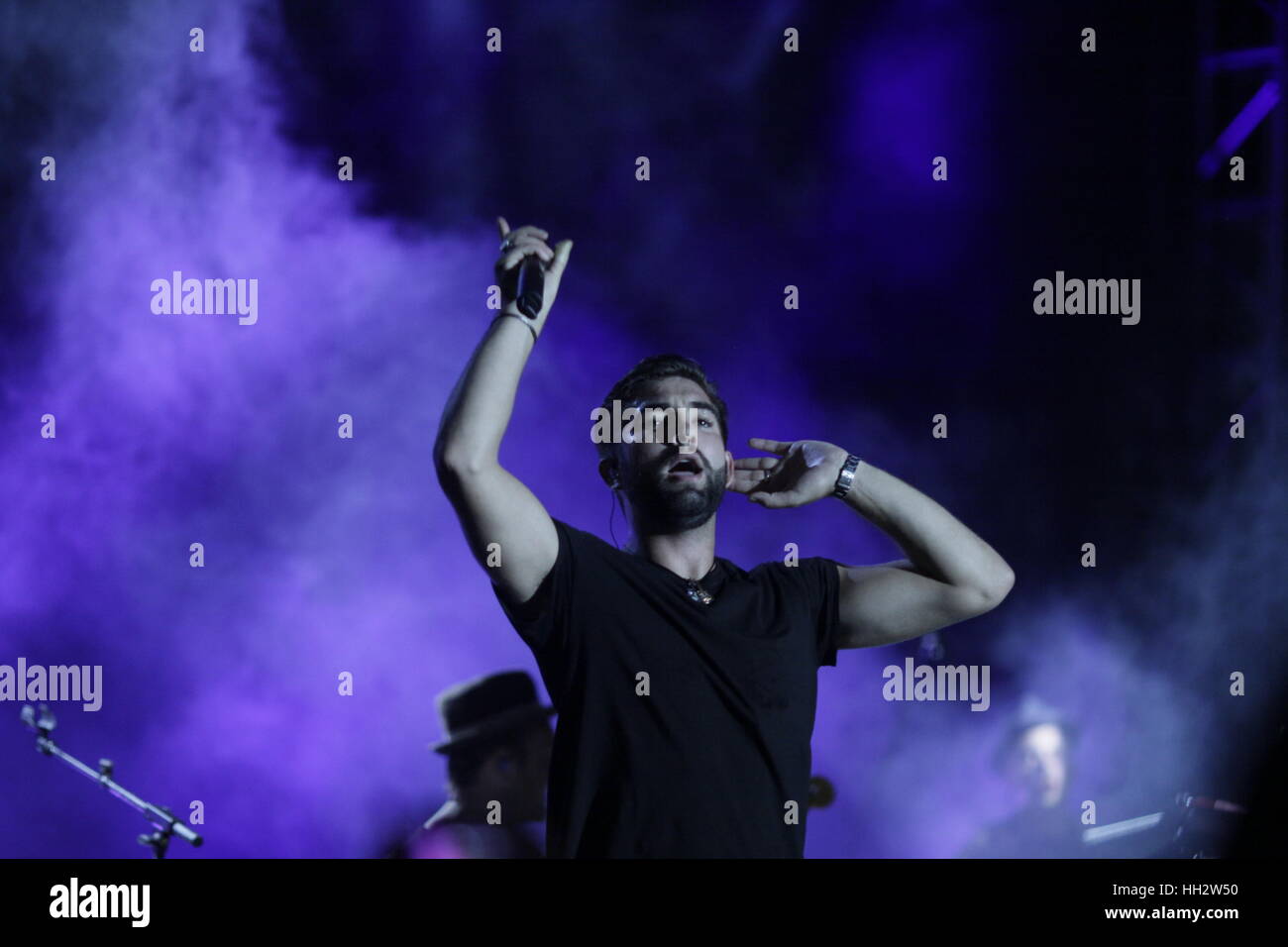 Kendji Girac ist ein französischer Sänger. Stockfoto Kendji Girac ist ein französischer Sänger. Stockfoto