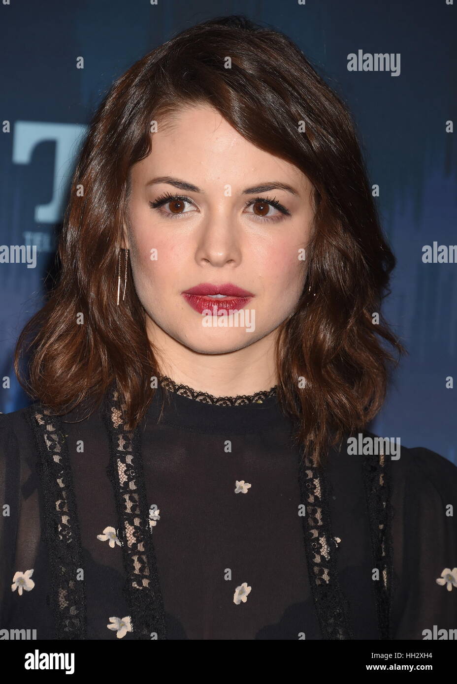 Pasadena, Kalifornien. 11. Januar 2017. PASADENA, CA - Januar 11: Schauspielerin Conor Leslie besucht 2017 Wintertour TCA - FOX All-Star Party im Langham Huntington Hotel am 11. Januar 2017 in Pasadena, Kalifornien. | Nutzung weltweit Credit: Dpa/Alamy Live-Nachrichten Stockfoto