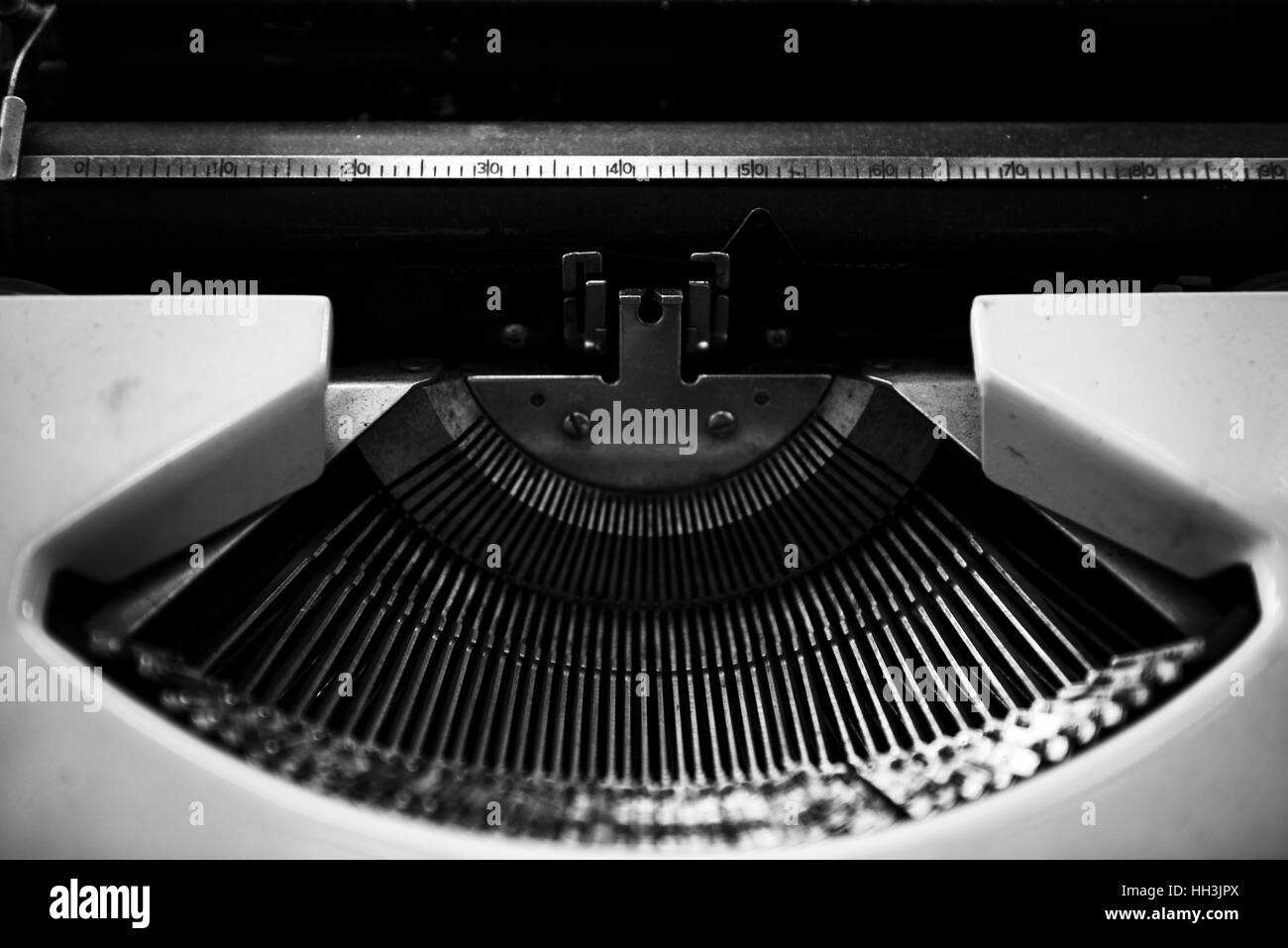 Schreibmaschine Schlüssel Journal Vintage Retro-klassischen Konzept Stockfoto