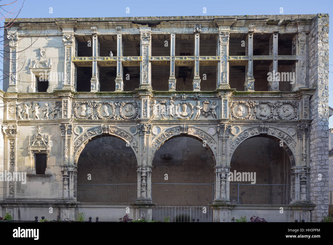 Fassade Francois 1er Stockfoto