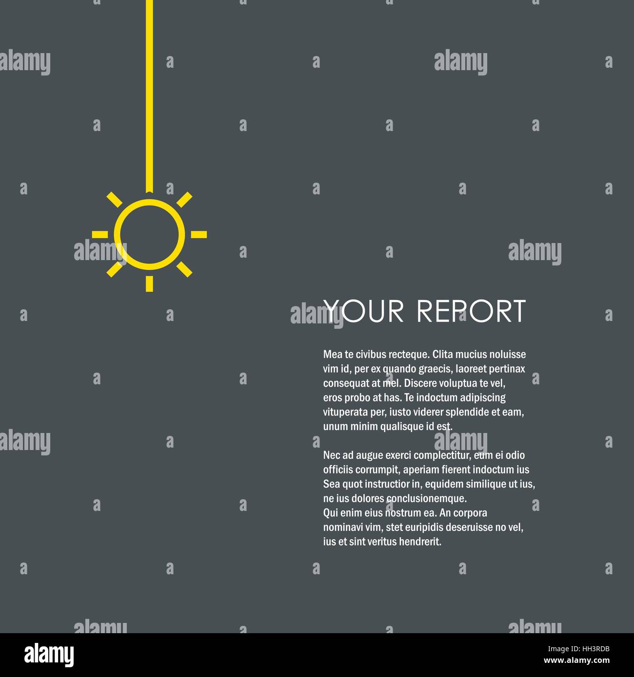 Zahnrad-Symbol mit Platz für Ihren text Stock Vektor