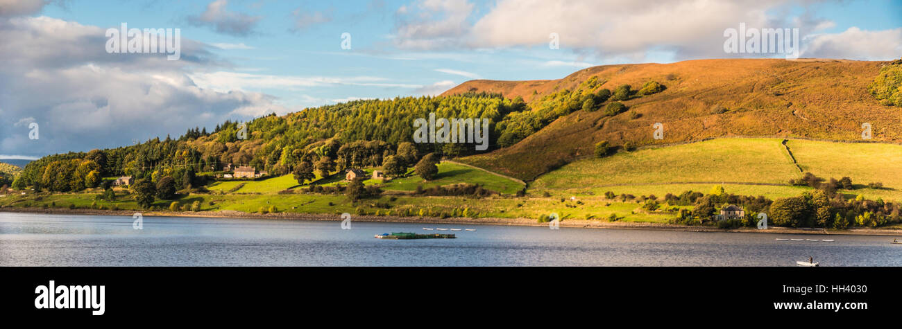 Gipfel in Panorama Farbe Derbyshire Ray Boswell Stockfoto