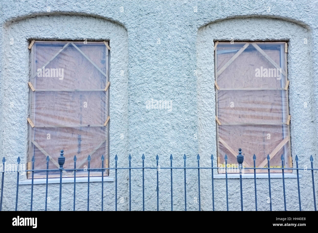 Bau eines Hauses Stockfoto